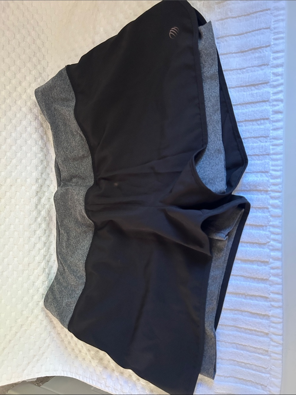 MPG Black and Gray Women's Athletic Shorts